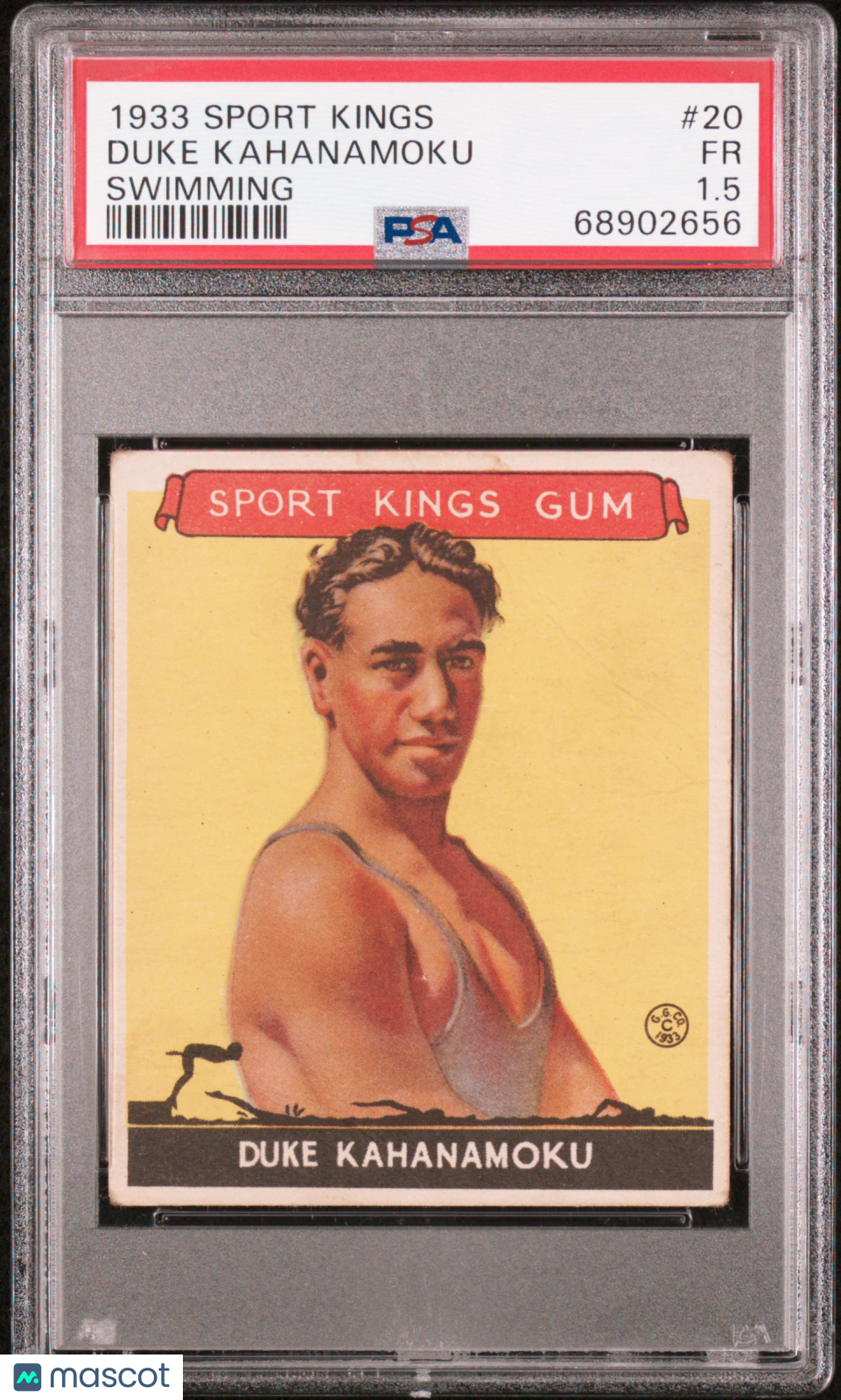 1933 Goudey Sport Kings #20 Duke Kahanamoku Swimming PSA 1.5