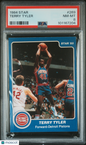 1984 Star #269 Terry Tyler Pistons PSA 8