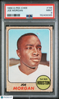 1968 OPC O-Pee-Chee #144 Joe Morgan PSA 9 Well Centered POP 8 None Higher
