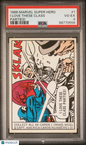 1966 Donruss Marvel Super Hero #1 Captain America Rookie PSA 4 Well Centered