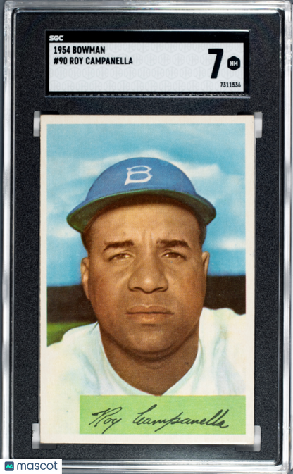 1954 Bowman #90 Roy Campanella Dodgers SGC 7