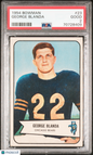 1954 Bowman #23 George Blanda Rookie HOF Bears PSA 2