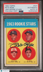 1963 Topps #537 Pete Rose Signed Autographed Rookie PSA Authentic Auto 10