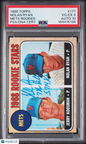 1968 Topps #177 Nolan Ryan Rookie HOF Signed w (2) Inscriptions PSA 4 Auto 10