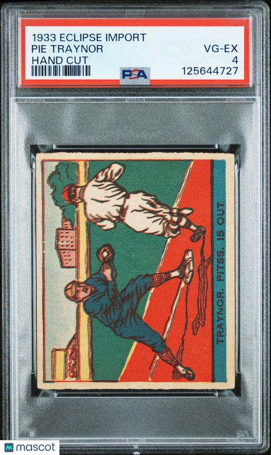 1933 Eclipse Import Pie Traynor PSA 4