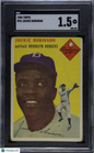 1954 Topps #10 Jackie Robinson Dodgers SGC 1.5 Well Centered