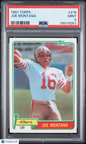 1981 Topps #216 Joe Montana Rookie HOF 49ers PSA 9