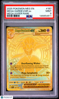 2025 Pokemon Meg EN-Mega Evolution #187 Mega Gardevoir EX Mega Hyper Rare PSA 9