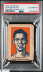 1952 Wheaties George Mikan Portrait Hand Cut Lakers PSA A