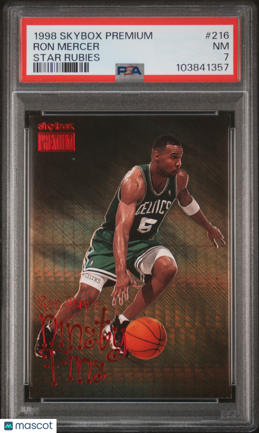1998 Skybox Premium Star Rubies #216 Ron Mercer /50 PSA 7 pop 3 (0 Higher)