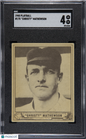 1940 Playball #175 Christy Mathewson Giants SGC 4 Well Centered
