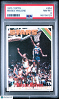 1975 Topps #254 Moses Malone Rookie HOF Utah PSA 8