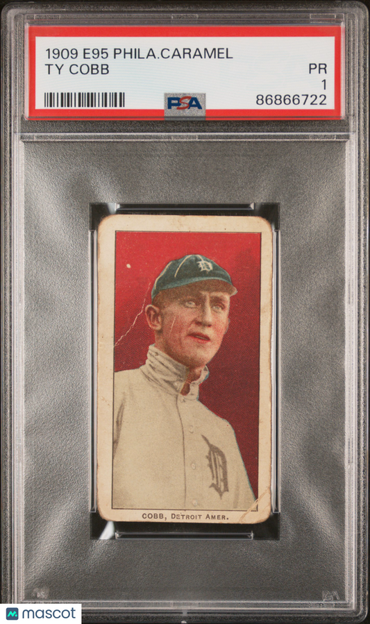 1909 E95 Philadelphia Caramel Ty Cobb PSA 1