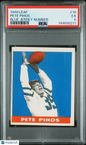 1948 Leaf #16 Pete Pihos Rookie Blue Jersey Number Eagles PSA 5