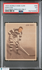 1933 World Wide Gum Ice Kings #69 Dan Cox English Only Senators PSA 3