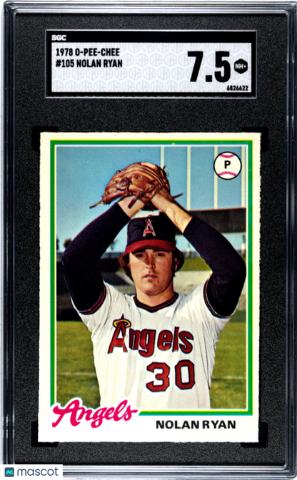 1978 OPC O-Pee-Chee #105 Nolan Ryan Angels SGC 7.5