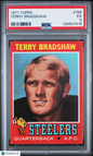 1971 Topps #156 Terry Bradshaw Rookie HOF Steelers PSA 5