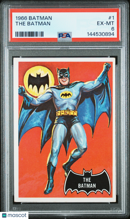 1966 Topps Batman #1 The Batman PSA 6
