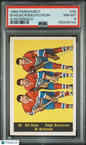 1960 Parkhurst #56 R. Backstrom B. Hicke A. McDonald Canadiens PSA 8