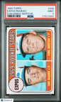 1969 Topps #646 Expos Rookies Dan Mcginn Carl Morton PSA 9