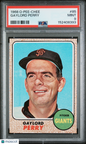 1968 OPC O-Pee-Chee #85 Gaylord Perry PSA 9 Well Centered POP 8 None Higher