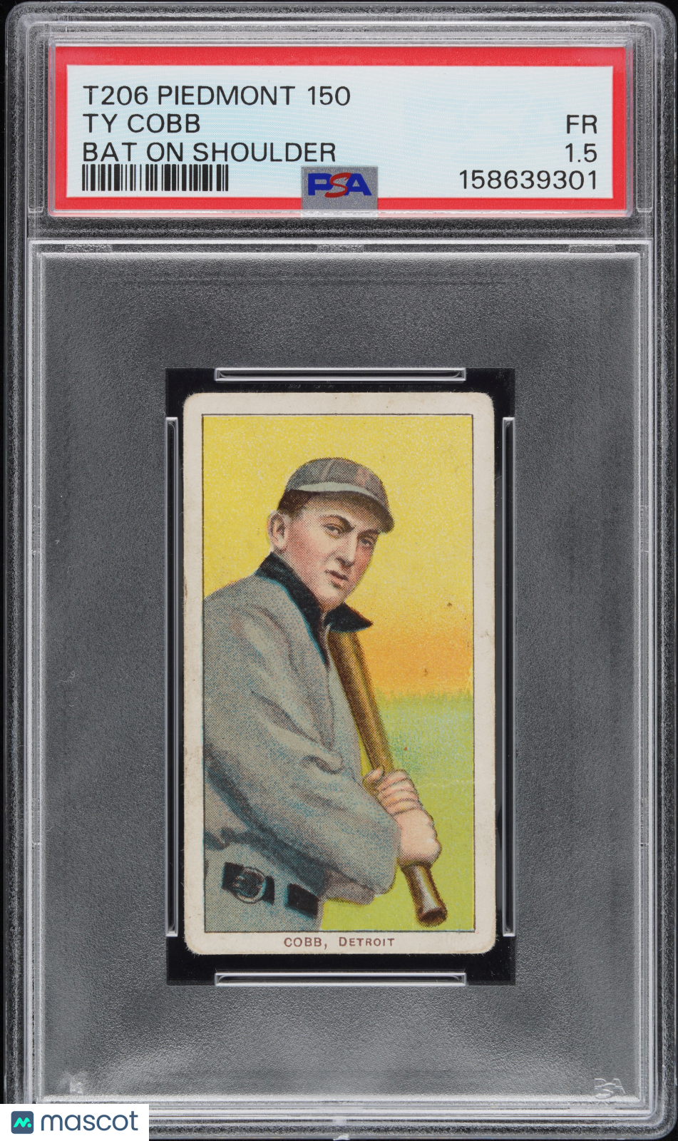 T206 Ty Cobb Bat Shoulder Detroit PSA 1.5 Well Centered