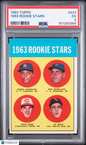 1963 Topps #537 Pete Rose Rookie Reds PSA 5