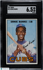 1967 Topps #215 Ernie Banks Cubs SGC 6.5