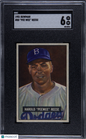 1951 Bowman #80 Pee Wee Reese Dodgers SGC 6 Well Centered