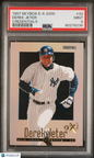 1997 Skybox E-X 2000 Credentials #33 Derek Jeter /299 Yankees PSA 9