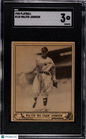1940 Playball #120 Walter Johnson Washington SGC 3