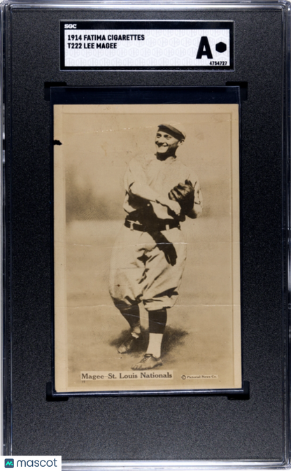 1914 Fatima Cigarettes T222 Lee Magee St. Louis SGC Authentic