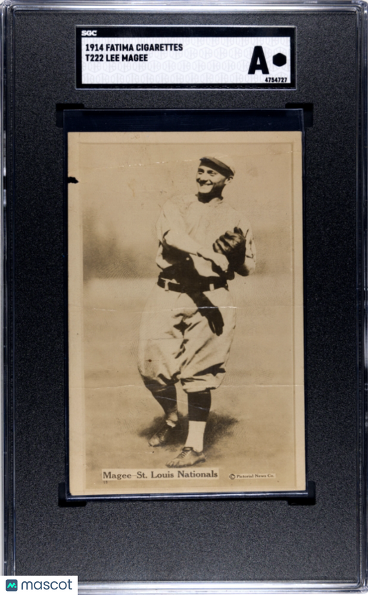 1914 Fatima Cigarettes T222 Lee Magee St. Louis SGC Authentic