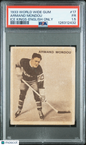 1933 World Wide Gum Ice Kings #17 Armand Mondou Canadiens English Only PSA 1.5