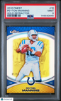 2010 Finest #10 Peyton Manning Gold Refractor PSA 9