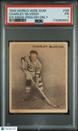 1933 World Wide Gum Ice Kings #38 Charley McVeigh English Only PSA 1