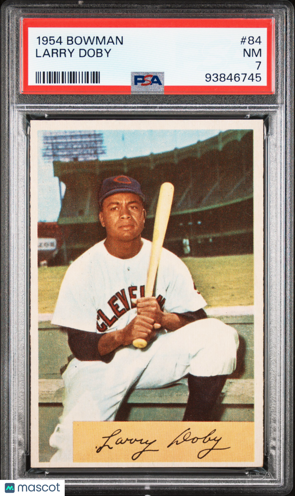 1954 Bowman #84 Larry Doby Indians PSA 7