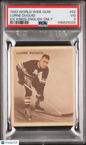 1933 World Wide Gum Ice Kings #52 Lorne Duguid Maroons English Only PSA 3