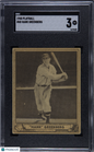 1940 Playball #40 Hank Greenberg Tigers SGC 3 Well Centered