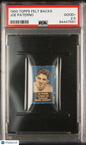 1950 Topps Felt Backs Joe Paterno Rookie PSA 2.5