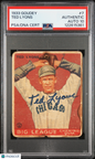 1933 Goudey #7 Ted Lyons Signed White Sox PSA Authentic Auto 10