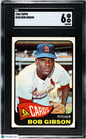 1965 Topps #320 Bob Gibson Cardinals SGC 6