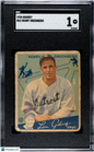 1934 Goudey #62 Hank Greenberg Rookie HOF Tigers SGC 1