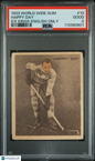 1933 World Wide Gum Ice Kings #10 Clarence Happy Day English Only PSA 2