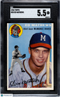 1954 Topps #30 Ed Mathews Braves SGC 5.5