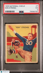 1935 National Chicle #7 Ken Strong Rookie HOF Giants PSA 3