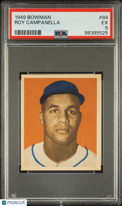 1949 Bowman #84 Roy Campanella Rookie HOF Dodgers PSA 5 MBA Silver Diamond