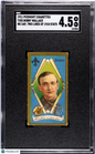 T205  Bobby Wallace No Cap Two lines of 1910 Stats SGC 4.5 Piedmont Back