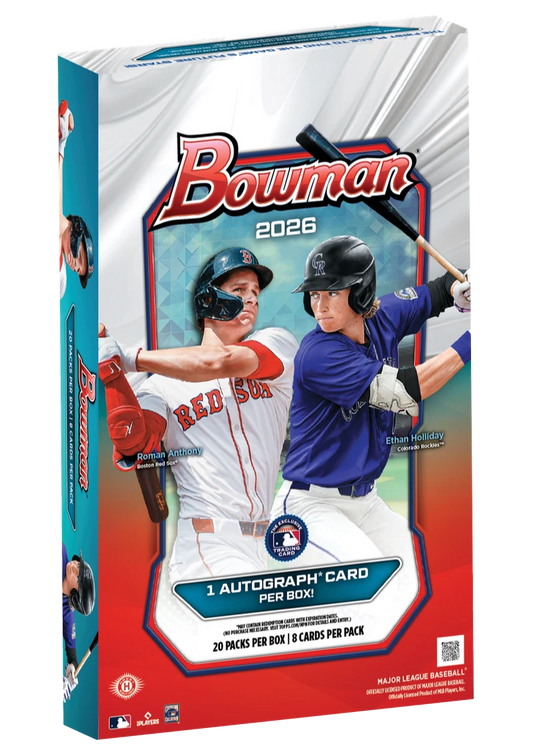 2026 Bowman Baseball Sealed Hobby Box