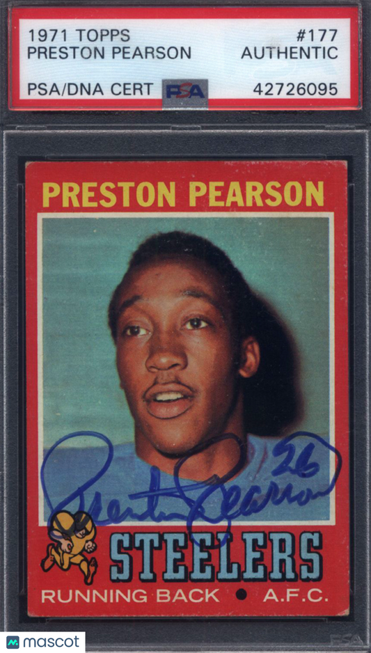 1971 Topps #177 Preston Pearson RC Signed Autographed Auto PSA/DNA Authentic